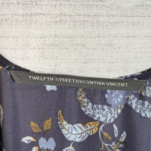 Anthropologie Oriana Dress by Twelfth Street By Cynthia Vincent  Size XS Floral - Picture 8 of 13